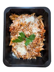Beef bolognese rice pasta